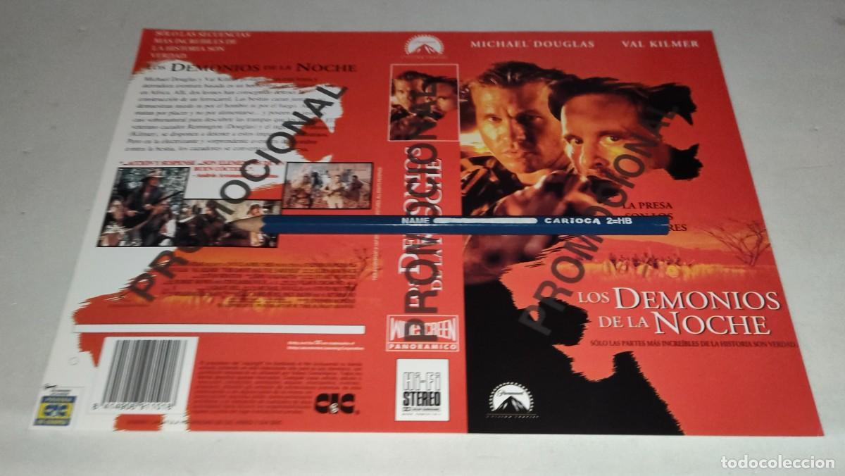 Cin&eacute;ma: CAR&Aacute;TULA VHS &bull; LOS DEMONIOS DE LA NOCHE - MICHAEL DOUGLAS