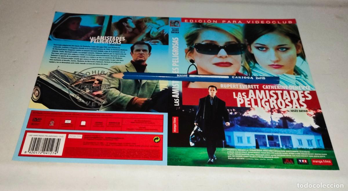 Cin&eacute;ma: CAR&Aacute;TULA DVD &bull; LAS AMISTADES PELIGROSAS - JOS&Eacute;E DAYAN