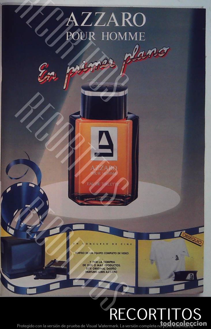 Cinema: azzaro pour homme anuncio publicidad