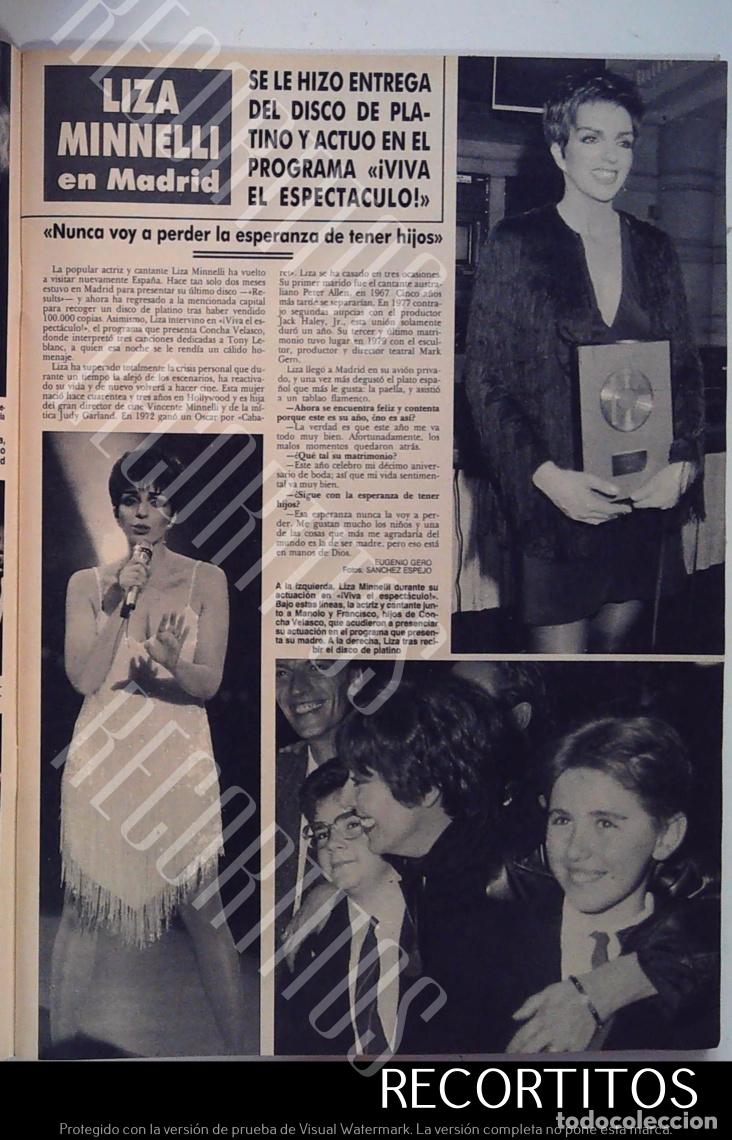 Cine: LIZA MINELLI EN ESPA&Ntilde;A CONCHA VELASCO - Foto 1