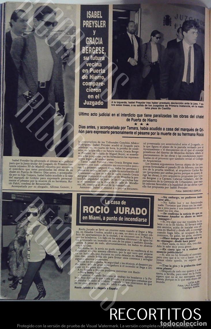 Cine: ROCIO JURADO ISABEL PREYSLER - Foto 1