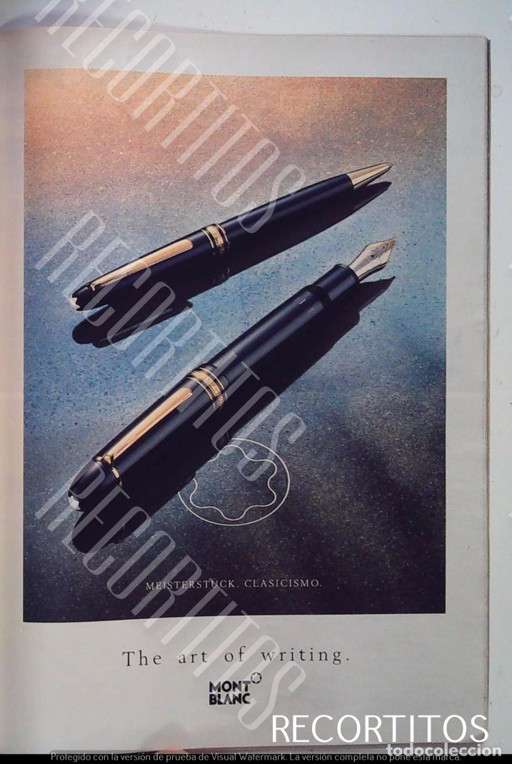 Cinema: MONT BLANC ESTILOGRAFICA ANUNCIO PUBLICIDAD