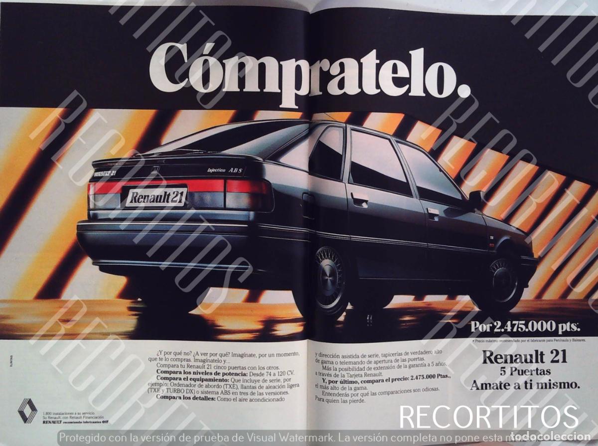 Cine: RENAULT 21 ANUNCIO PUBLICIDAD - Foto 1