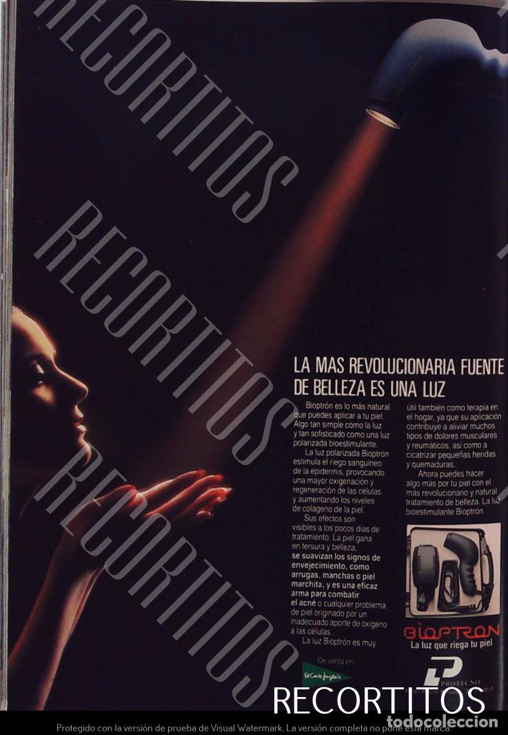 Cinema: BIOPTRON EL CORTE INGLES ANUNCIO PUBLICIDAD