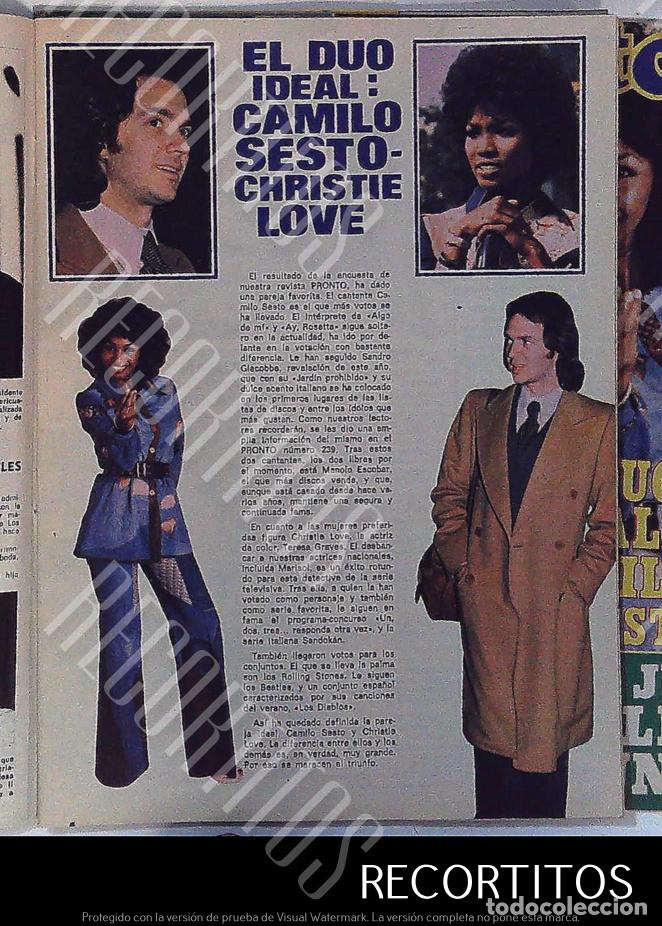 Cine: CAMILO SESTO CHRISTIE LOVE