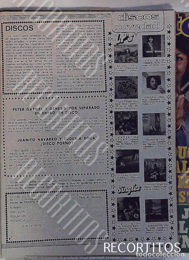 Cinema: PETER GABRIEL GENGESIS JUANITO NAVARRO