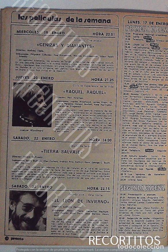 Cin&eacute;ma: JOANNE WOODWARD PETER OTOOLE