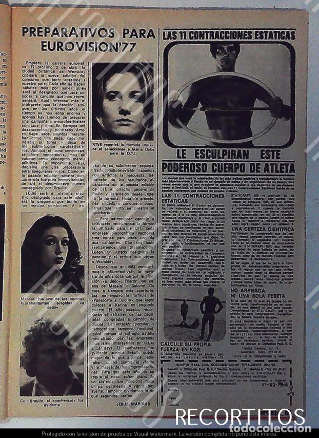 Cine: MARIA OSTIZ MASSIEL EUROVISION BRAULIO