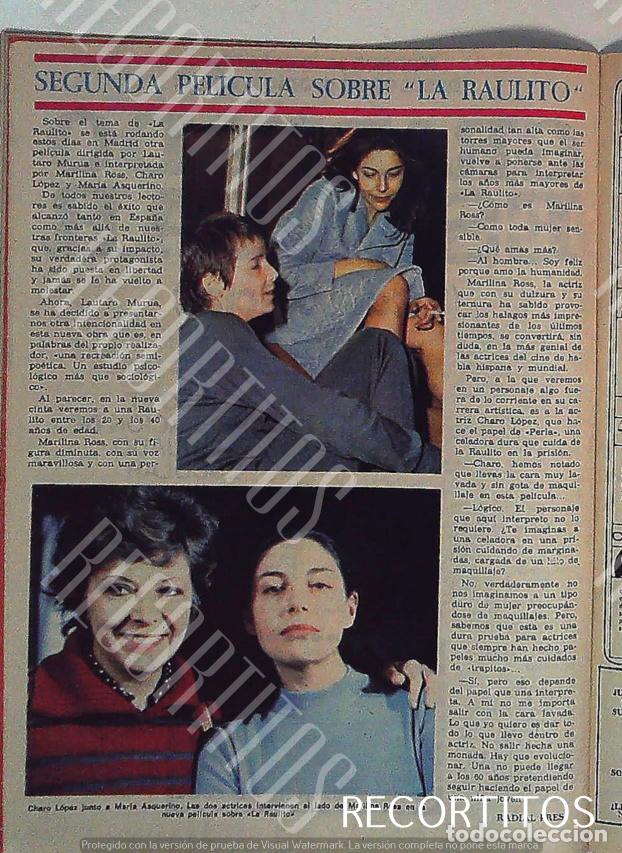 Cin&eacute;ma: CHARO LOPEZ MARUJA ASQUERINO LA RAULITO