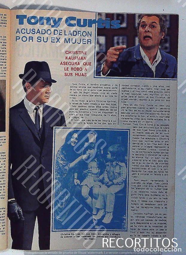 Cin&eacute;ma: TONY CURTIS CHRISTINE KAUFMAN
