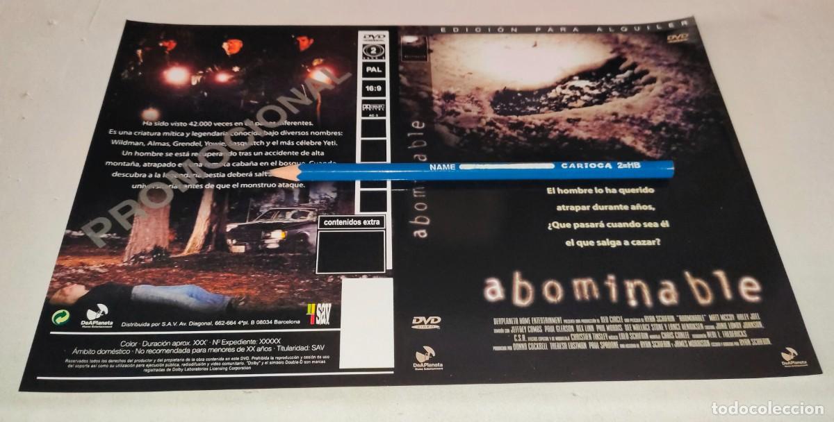 Cin&eacute;ma: CAR&Aacute;TULA DVD &bull; ABOMINABLE - RYAN SCHIFRIN