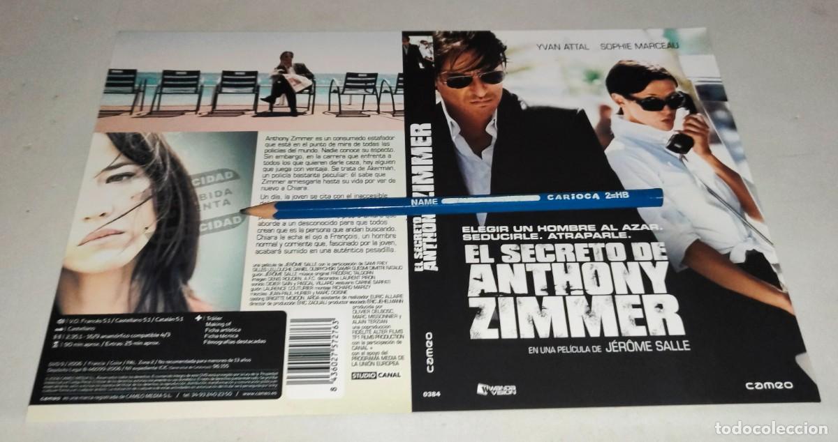 Cin&eacute;ma: CAR&Aacute;TULA DVD &bull; EL SECRETO DE ANTHONY ZIMMER - J&Eacute;R&Ocirc;ME SALLE