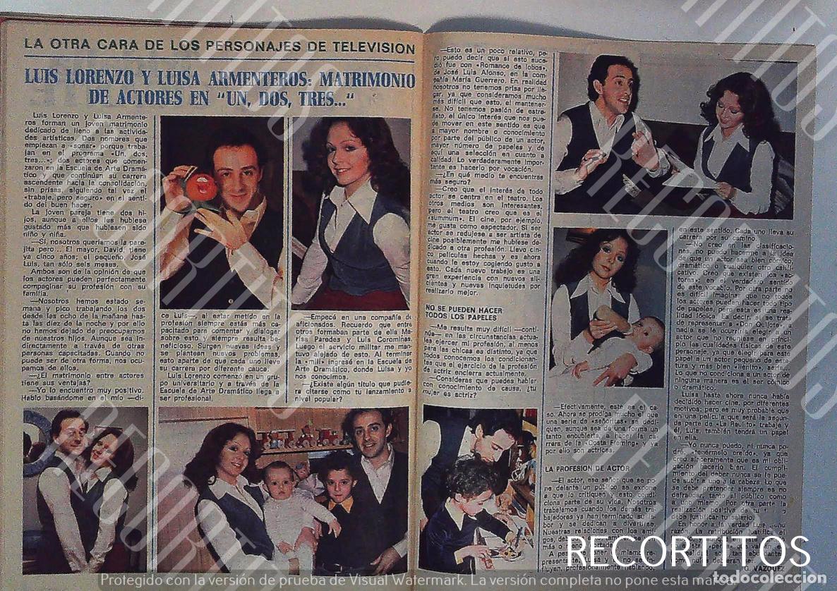 Cin&eacute;ma: LUIS LORENZO LUISA ARMENTEROS UN DOS TRES 1 2 3