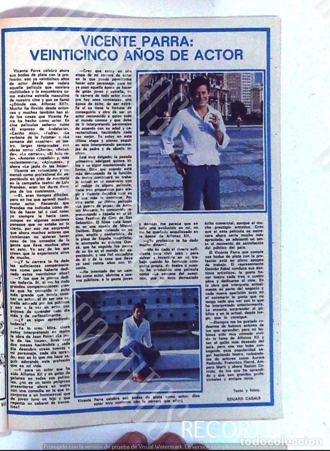Cin&eacute;ma: VICENTE PARRA ACTOR 25 A&Ntilde;OS