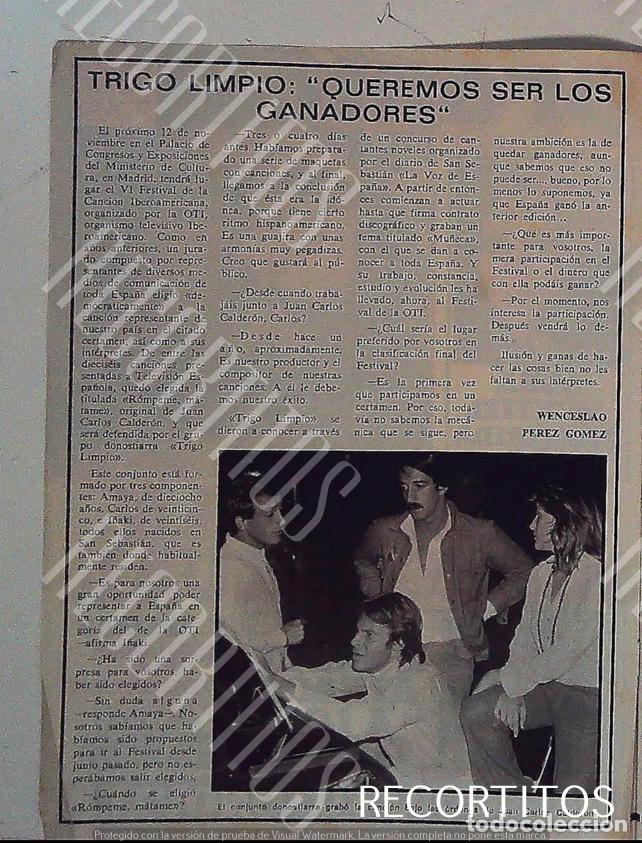 Cine: TRIGO LIMPIO EUROVISION - Foto 1