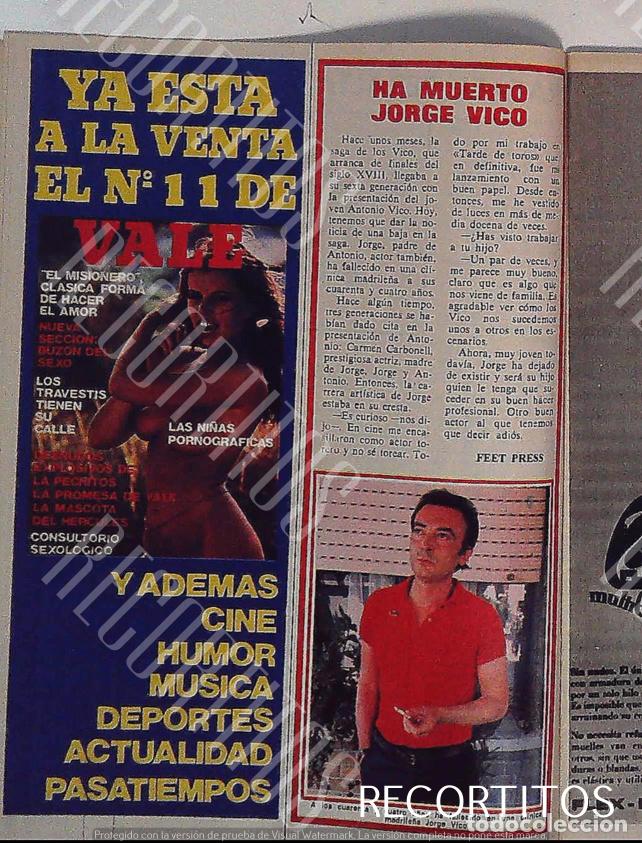 Cin&eacute;ma: JORGE VICO HA MUERTO