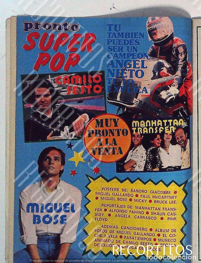 Cin&eacute;ma: manhattan transfer MIGUEL BOSE CAMILO SESTO