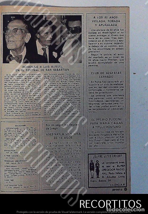 Cinema: LUIS BU&Ntilde;UEL PACO RABAL SAN SEBASTIAN