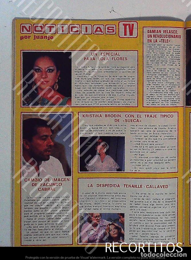 Cin&eacute;ma: FACUNDO CABRAL ISABEL TENAILLE KRISTINA BRODIN LOLA FLORES