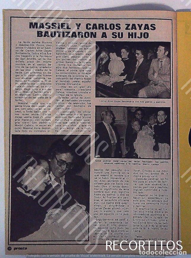 Cine: MASSIEL CARLOS ZAYAS BAUTIZO DE SU HIJO AITOR