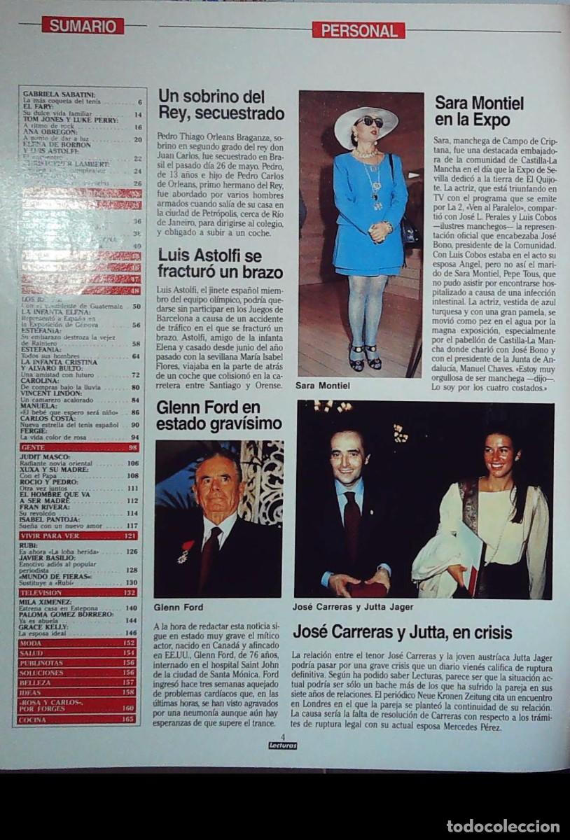 Cine: sara montiel en la expo josep carreras jose glenn ford