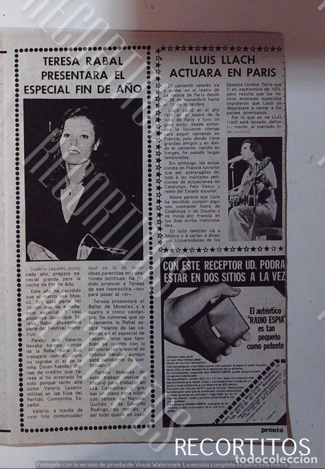 Cin&eacute;ma: TERESA RABAL LLUIS LLACH