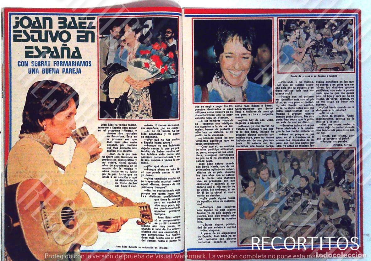 Cine: joan baez actuo en espa&ntilde;a - Foto 1