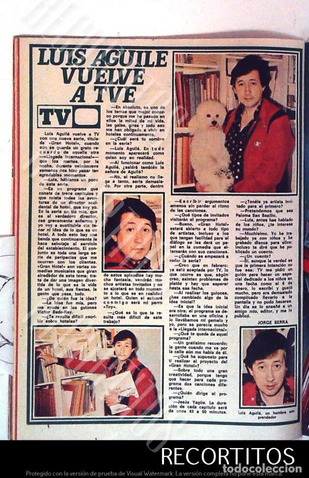 Cin&eacute;ma: luis aguile en tve 1977