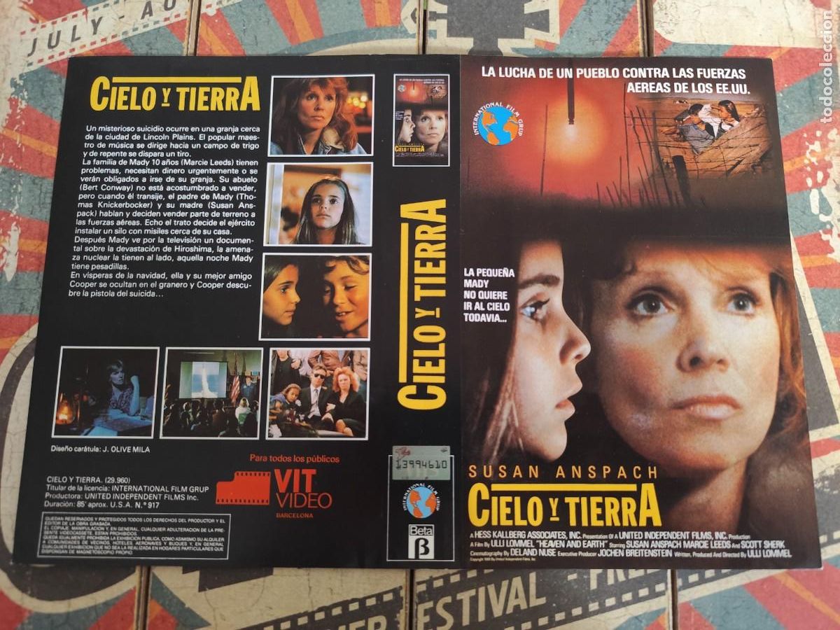 Cine: Caratula Beta Cielo y tierra - Foto 1