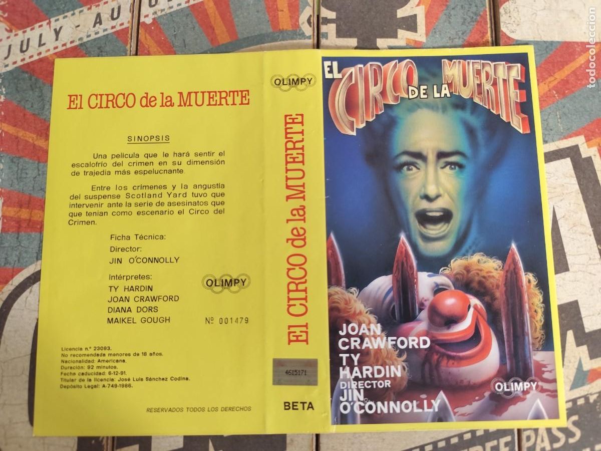 Cine: Caratula Beta El circo de la muerte - Foto 1
