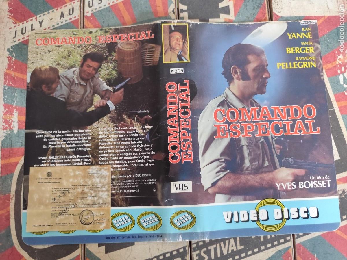 Cine: Caratula VHS Comando especial - Foto 1