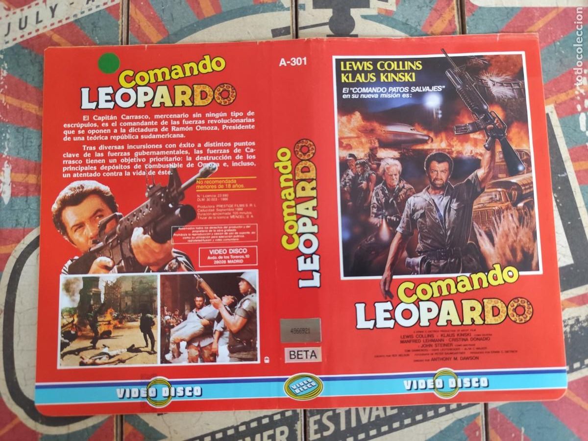 Cine: Caratula Beta Comando Leopardo - Foto 1