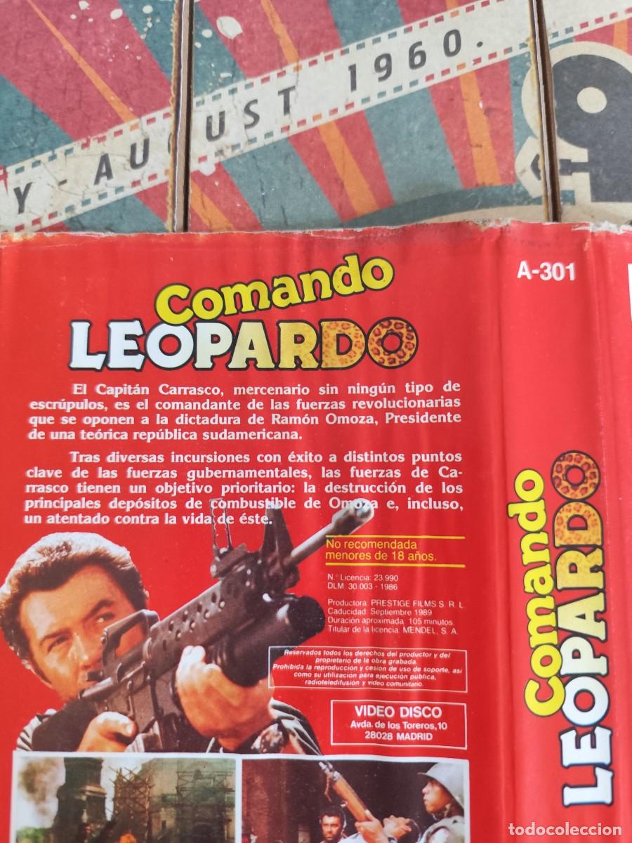 Cine: Caratula VHS Comando Leopardo - Foto 2