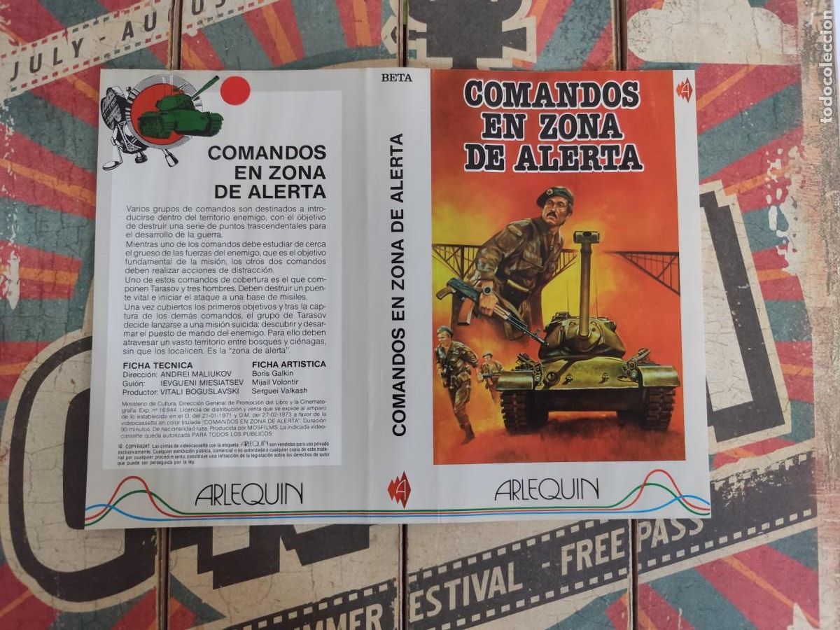 Cine: Caratula Beta Comandos en zona de alerta - Foto 1