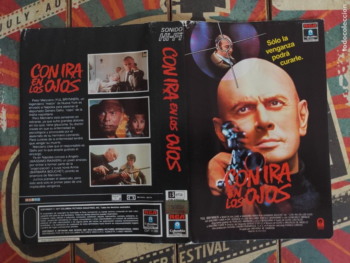 Cine: Caratula Beta Con ira en los ojos - Foto 1