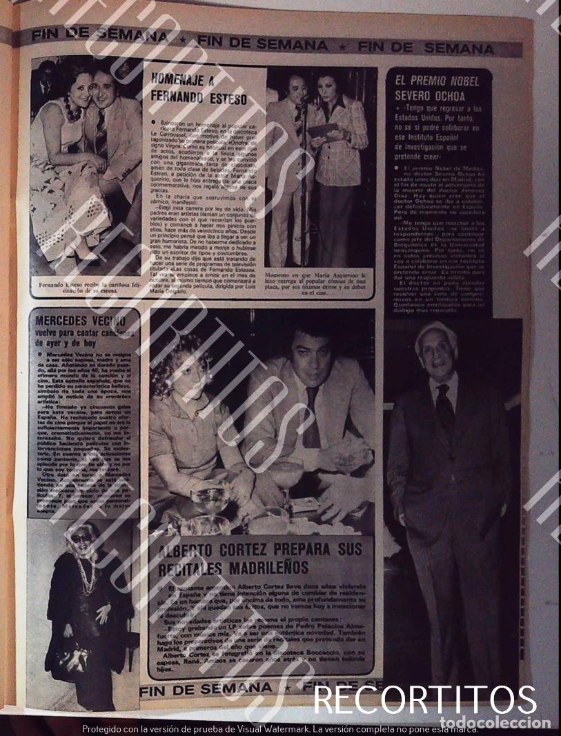 Cine: mercedes vecino alberto cortez fernando esteso maria asquerino severo ochoa