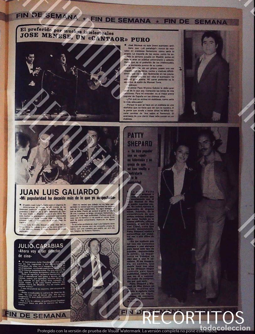 Cin&eacute;ma: jose menese juan luis galiardo patty shepard julio carabias
