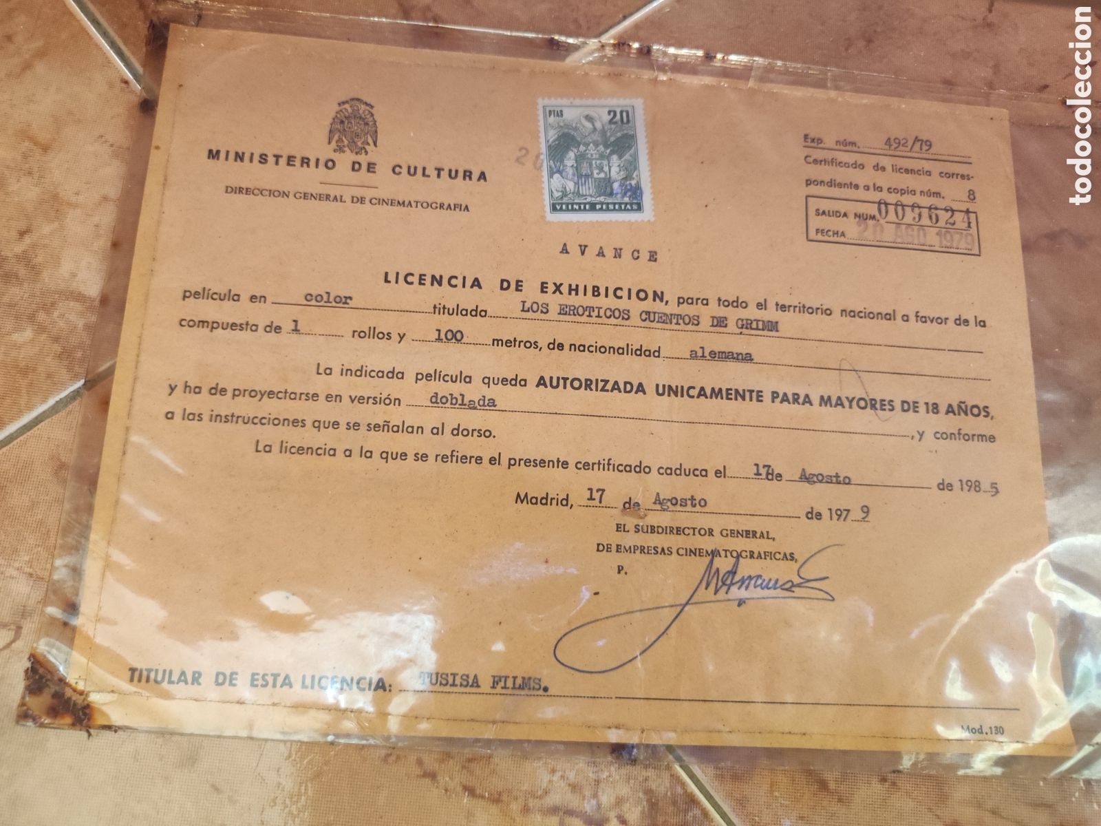 Cine: Licencias de exhibici&oacute;n - Foto 1