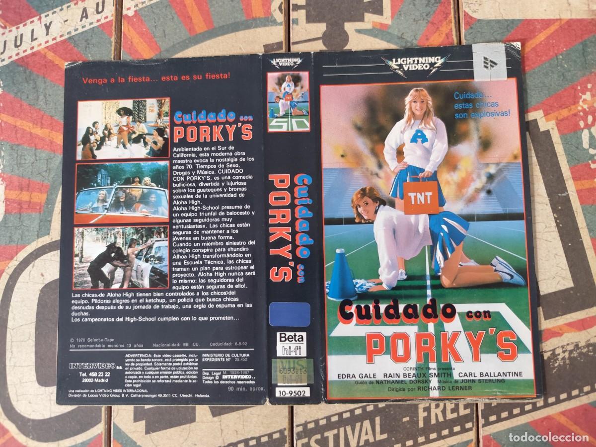 Cine: Car&aacute;tula Beta Cuidado con Porkys - Foto 1