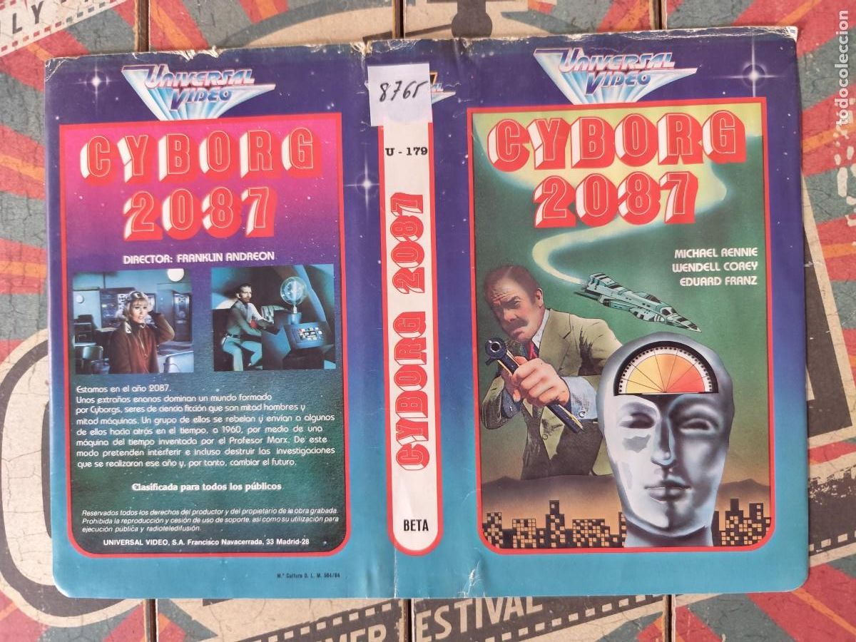 Cine: Car&aacute;tula Beta Cyborg 2087 - Foto 1