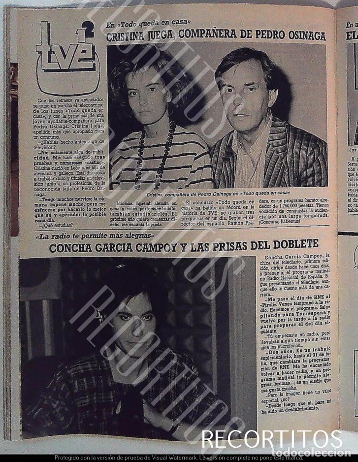 Kino: CRISTINA JUEGA PEDRO OSINAGA CONCHA GARCIA CAMPOY