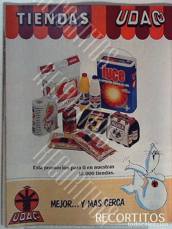 Kino: UDACO ANUNCIO PUBLICIDAD AGUILA LEJIA AUSONIA PA&Ntilde;ALES FOCA