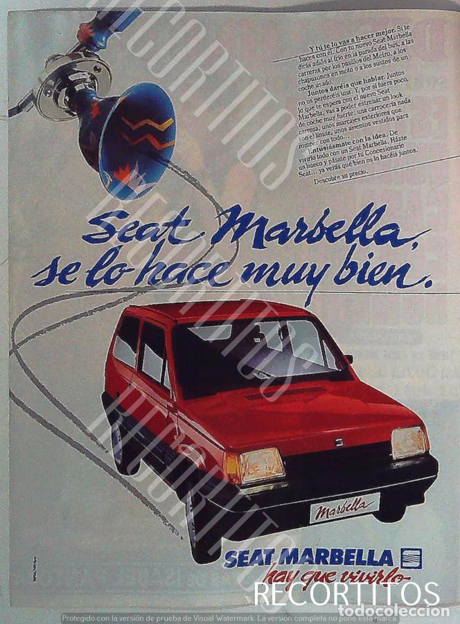 Kino: seat marbella anuncio publicidad 1987