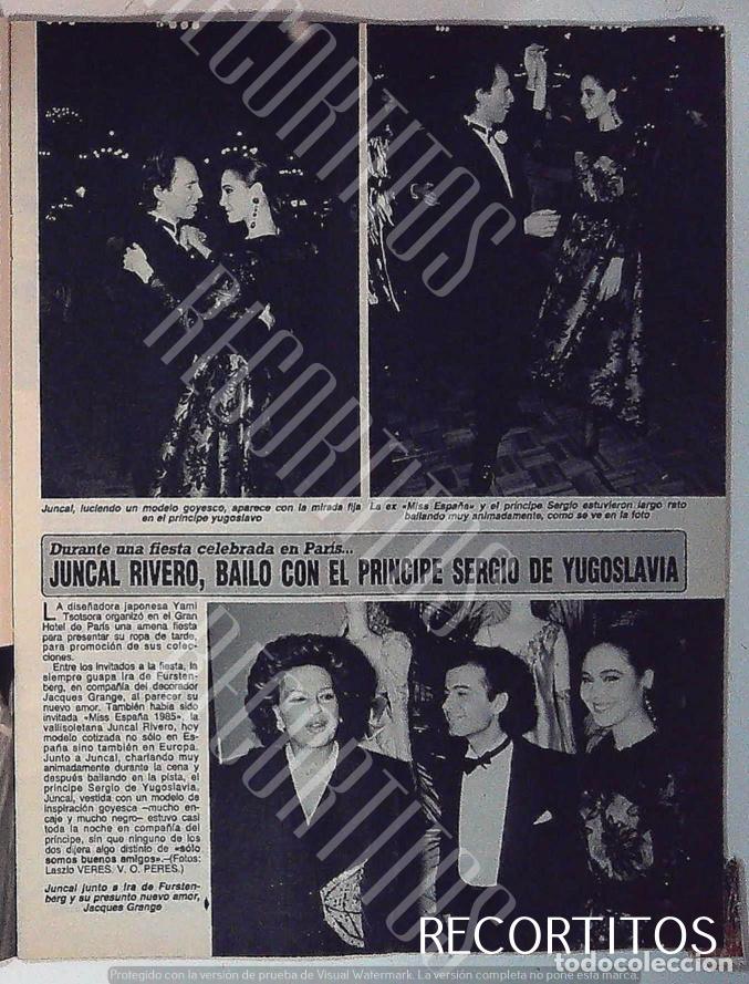 Cinema: JUNCAL RIBERO EL PRINCIPE SERGIO DE YUGOSLAVIA IRA DE FURSTENBERG