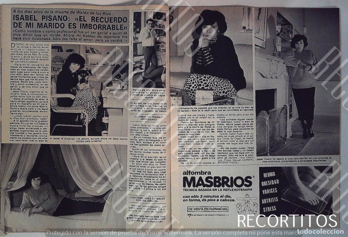 Kino: WDLR ISABEL PISANO WALDO DE LOS RIOS