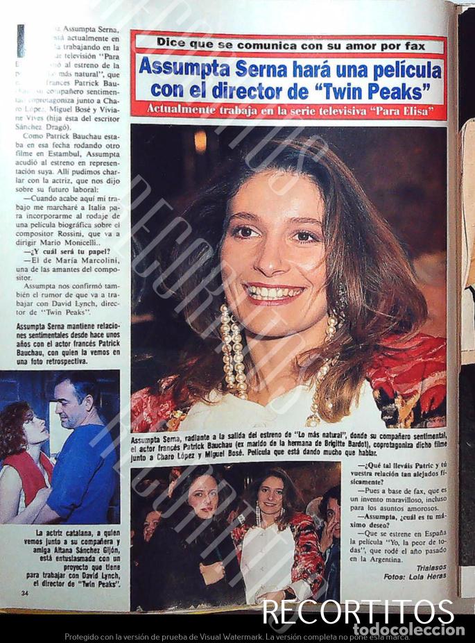 Cinema: ASSUMPTA SERNA PARA ELISA