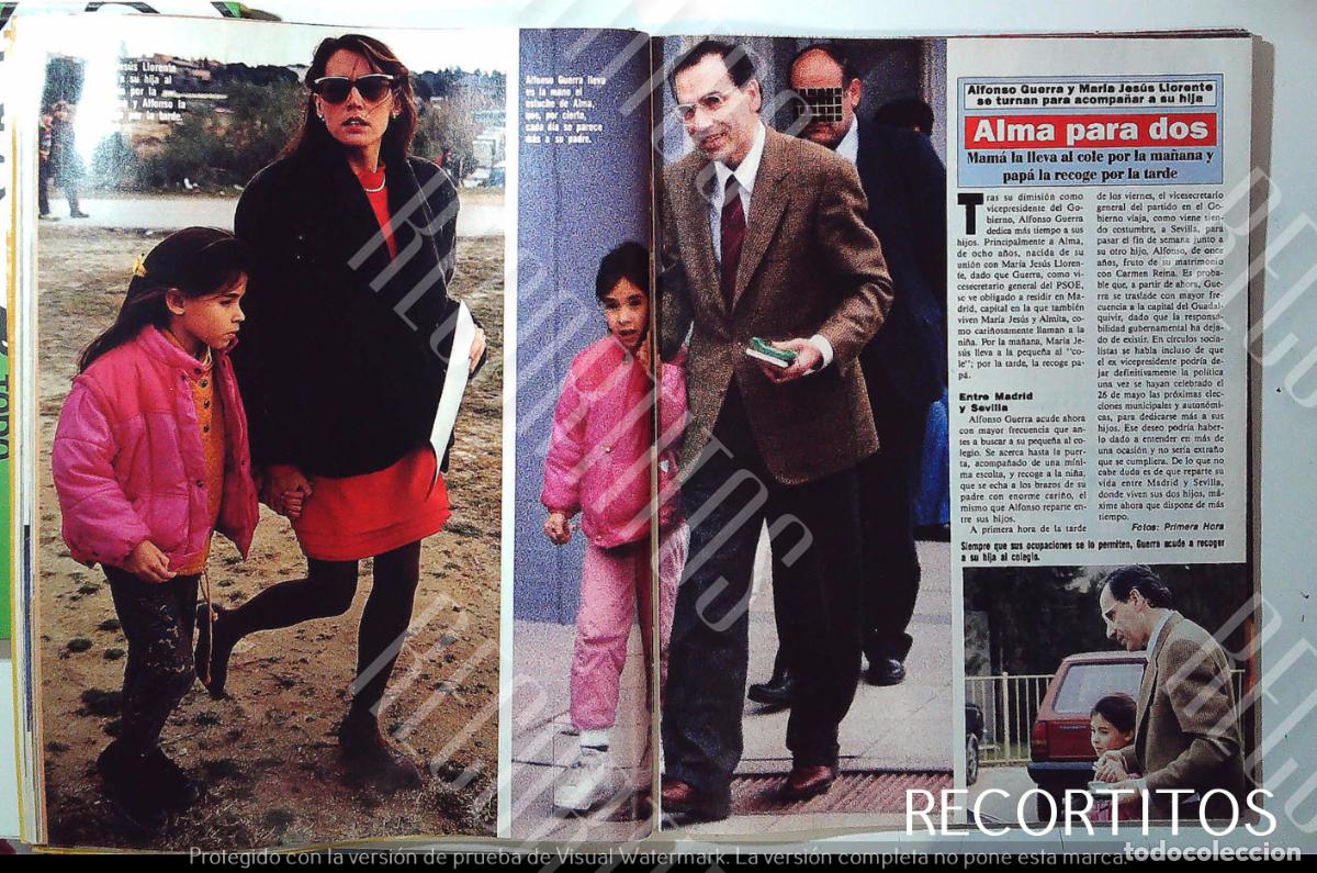 Cinema: ALFONSO GUERRA MARIA JESUS LLORENTE