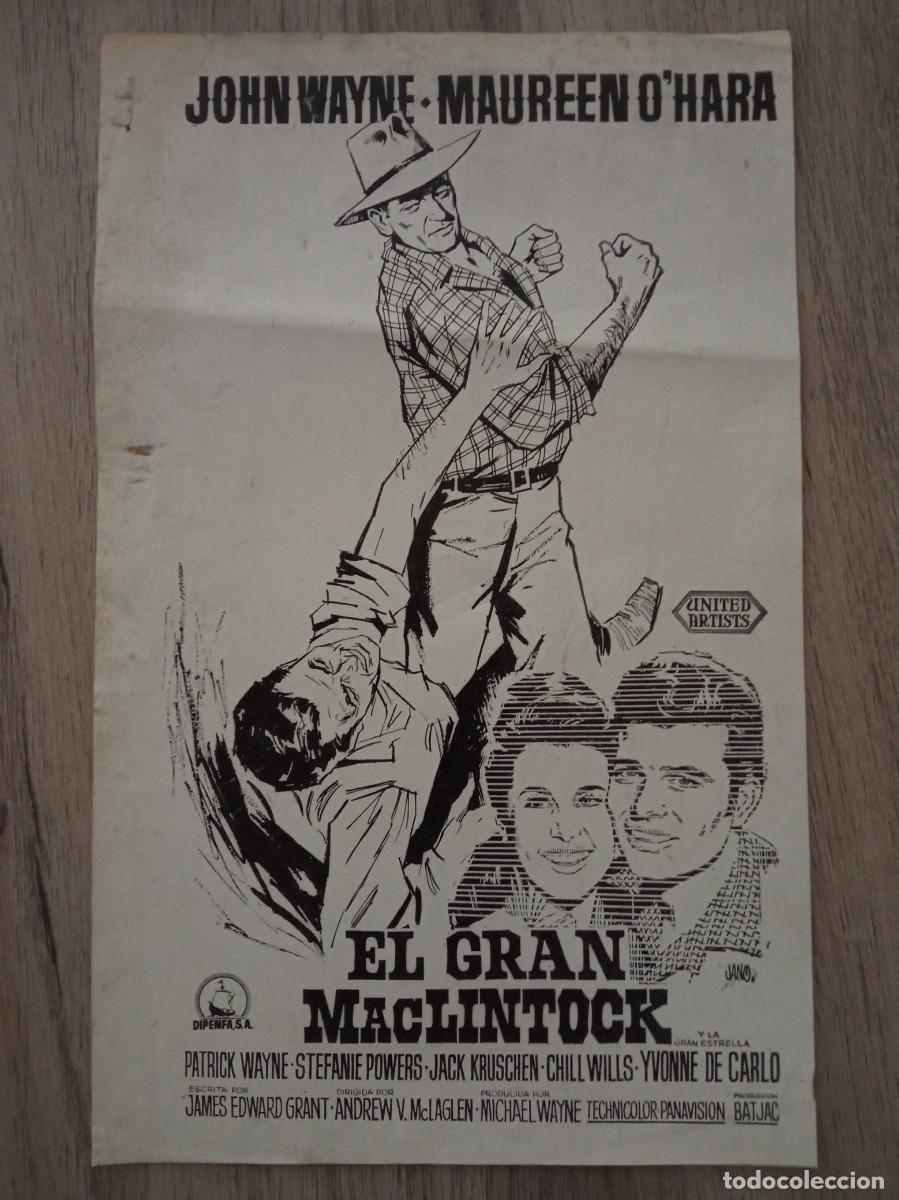 Cine: EL GRAN MACLINTOCK, JOHN WAYNE - Foto 1