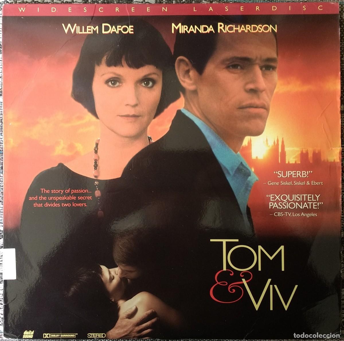 Cine: Tom & Viv 1994 Laserdisc NTSC Laser Disc U.S.A. Willem Dafoe Miranda Richardson Brian Gilbert
