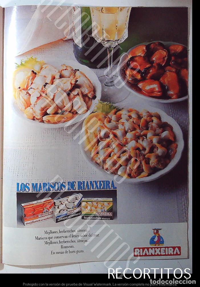 Cine: rianxeira conservas mejillones anuncio publlicidad